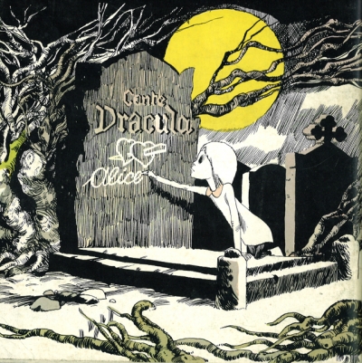 “Alice” di Carpi e Rostagno. Quarta di copertina di “Horror” n. 5 (aprile 1970).